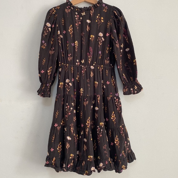 Cotton On Kids - Long Sleeve Floral Dress - Size 4 - Picture 4 of 6